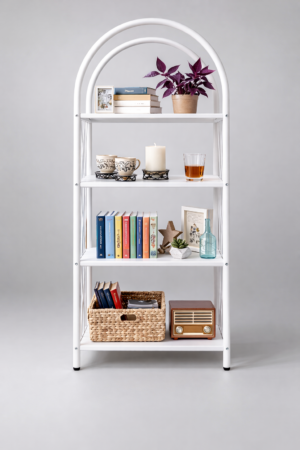 4 katlı Metal Kitaplık & Raf